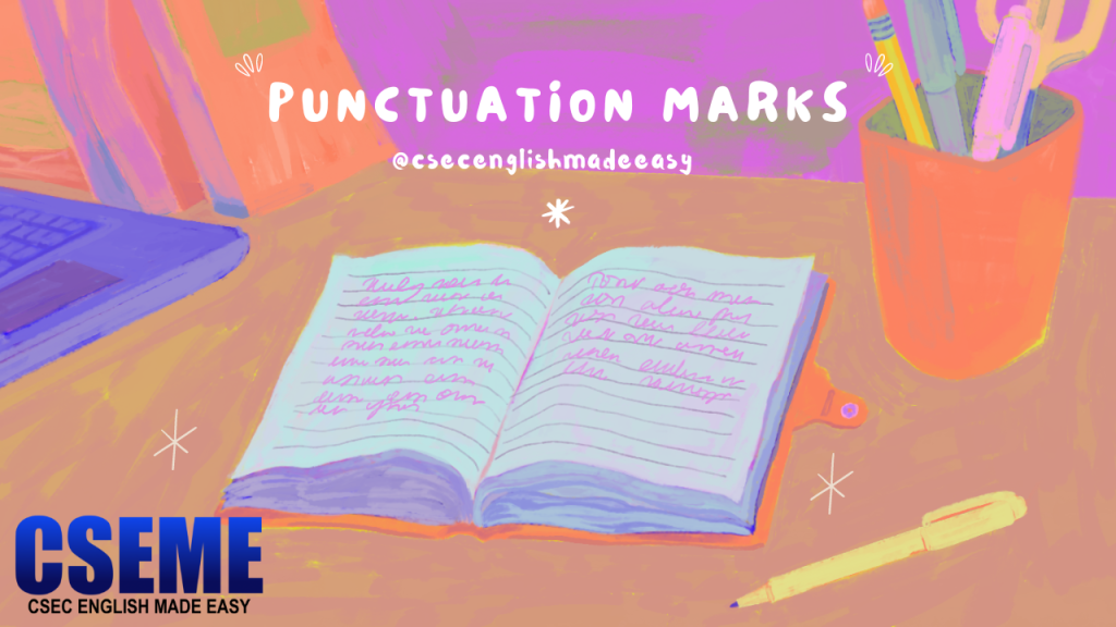 THE 14 PUNCTUATION MARKS IN ENGLISH EASY GUIDE visual data 8